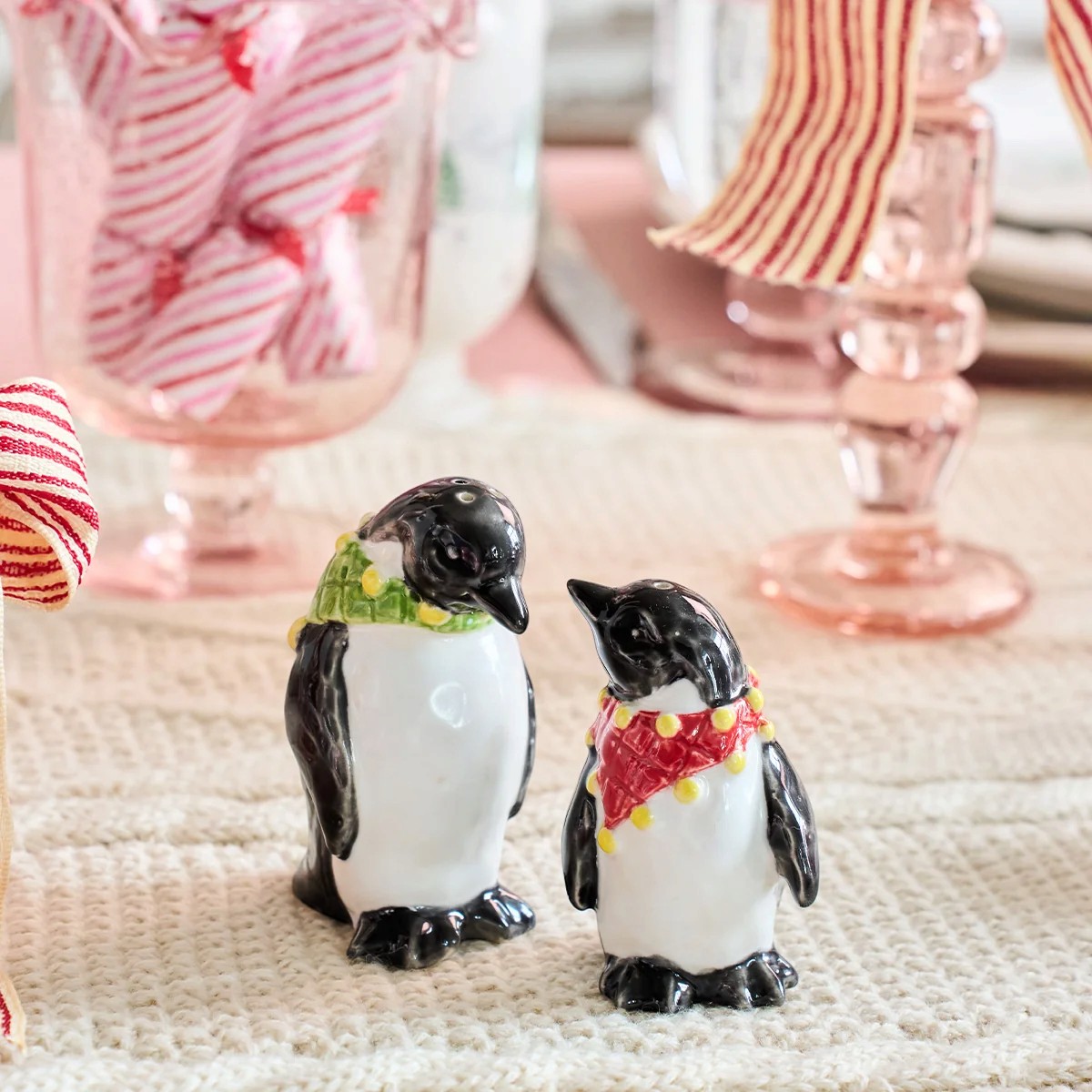 Juliska Clever Creatures Penguin Salt and Pepper Shakers, Set of 2