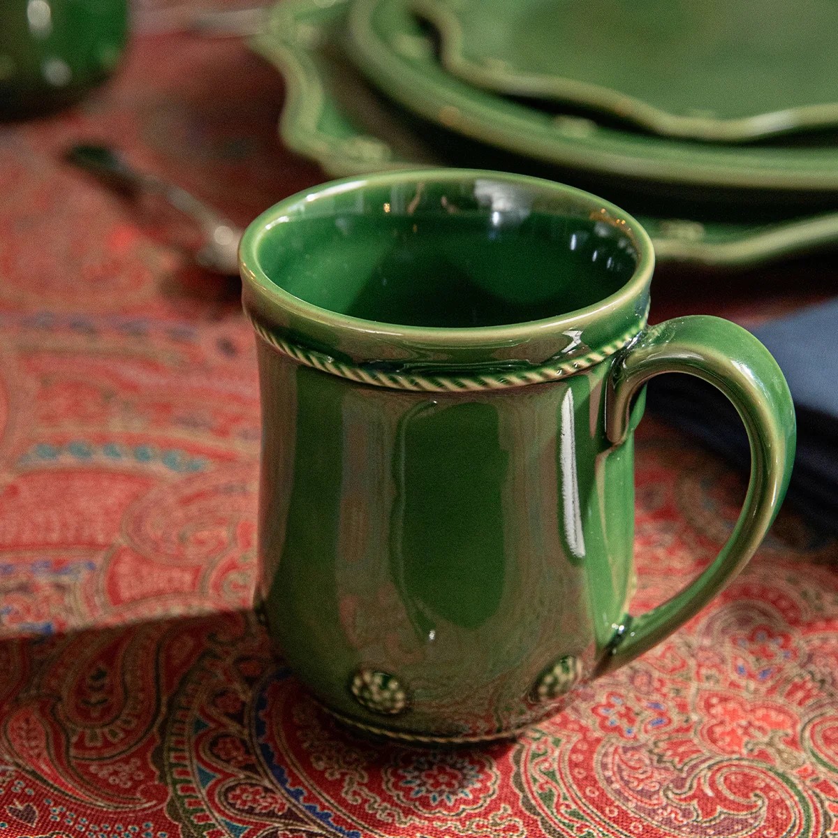 Juliska Berry and Thread Flared Mug, Basil