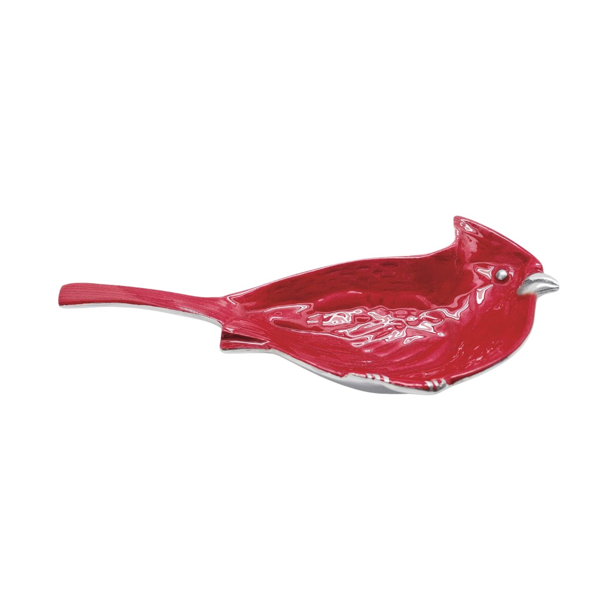 Mariposa Red Cardinal Nut Dish