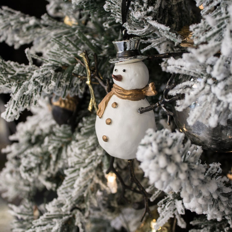 Michael Aram Snowman Ornament
