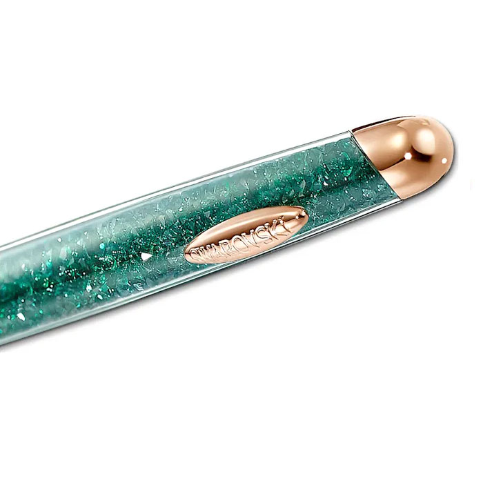 Swarovski Crystalline Nova BallPoint Green Rose Gold Tone Pen