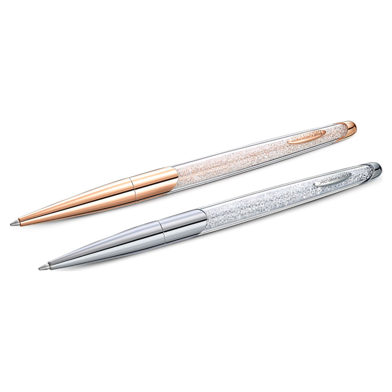 Swarovski Crystalline Nova Ballpoint Pen Set, White and Mixed Metal Tone