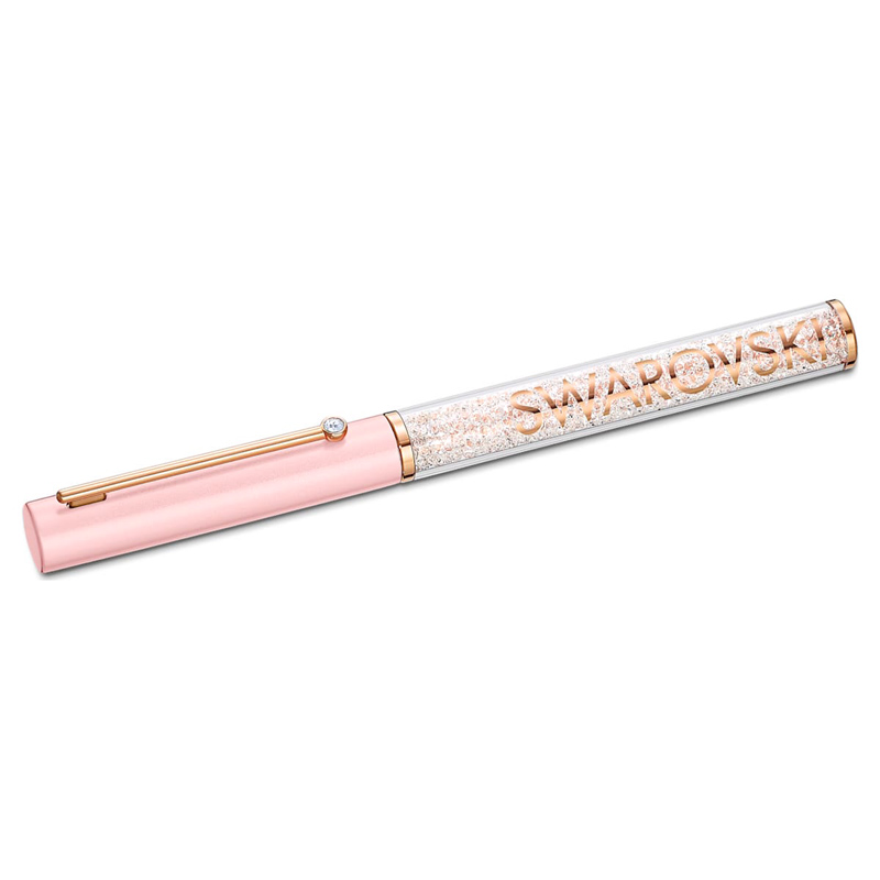 Swarovski Crystalline Gloss Ballpoint Pen, Light Pink and Rose Gold Tone