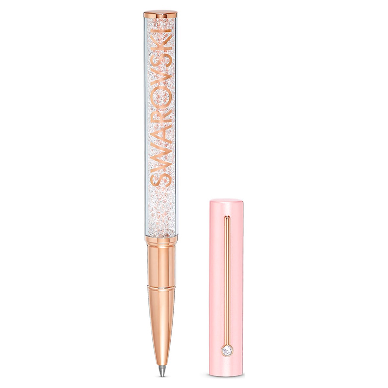 Swarovski Crystalline Gloss Ballpoint Pen, Light Pink and Rose Gold Tone