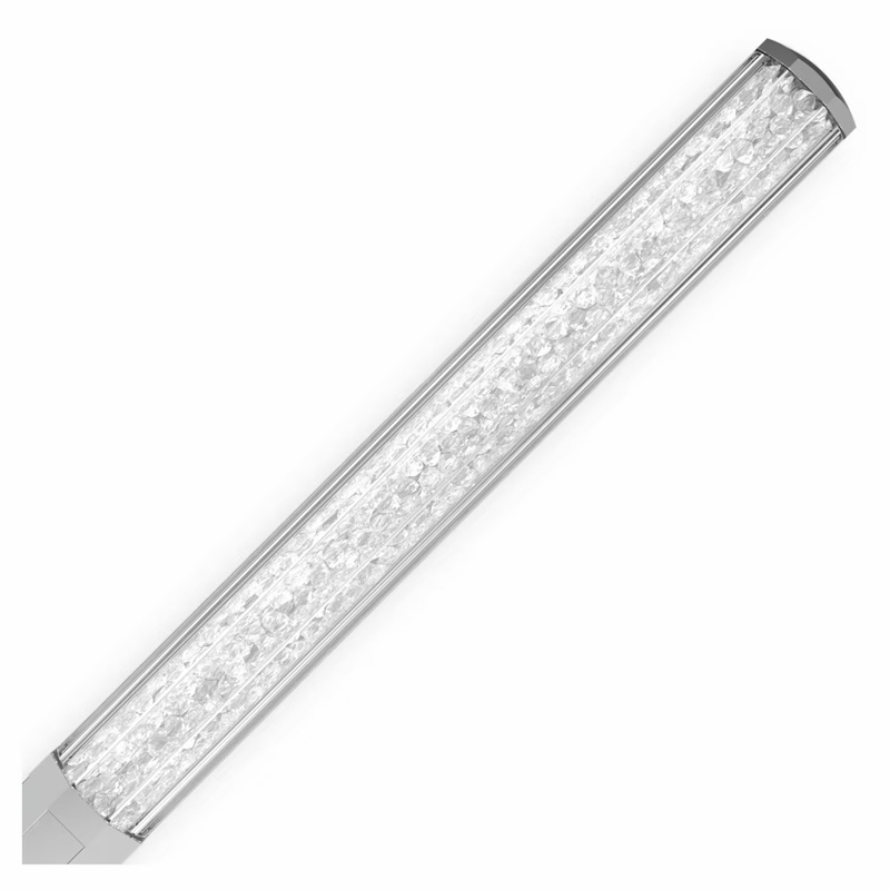 Swarovski Octagon Shape Crystalline Ballpoint Pen, Silver Tone and Chrome Plated