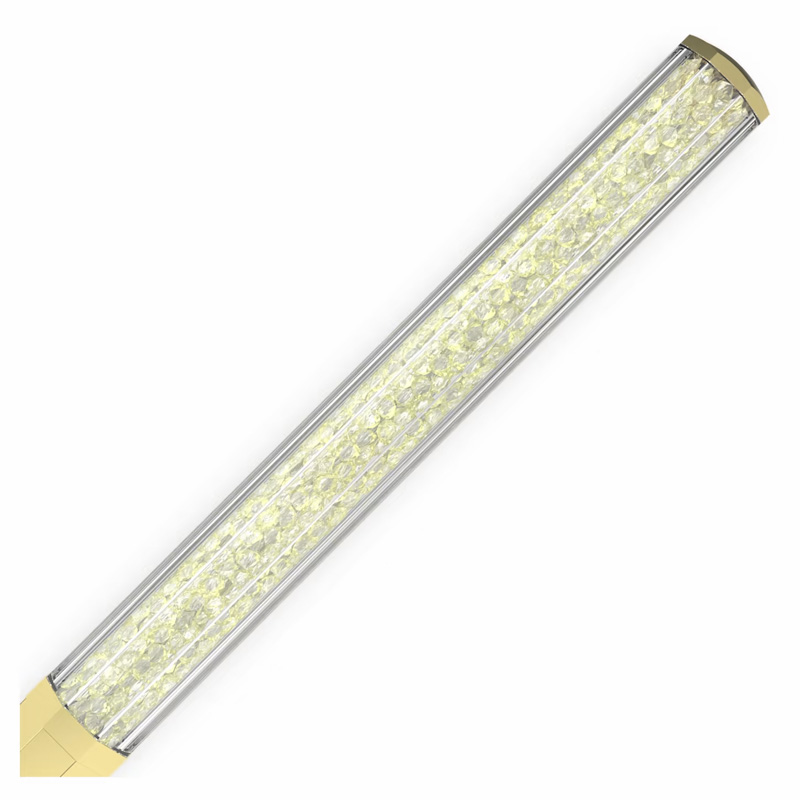 Swarovski Octagon Shaped Crystalline Ballpoint Pen, Gold Tone and Gold Tone Plated