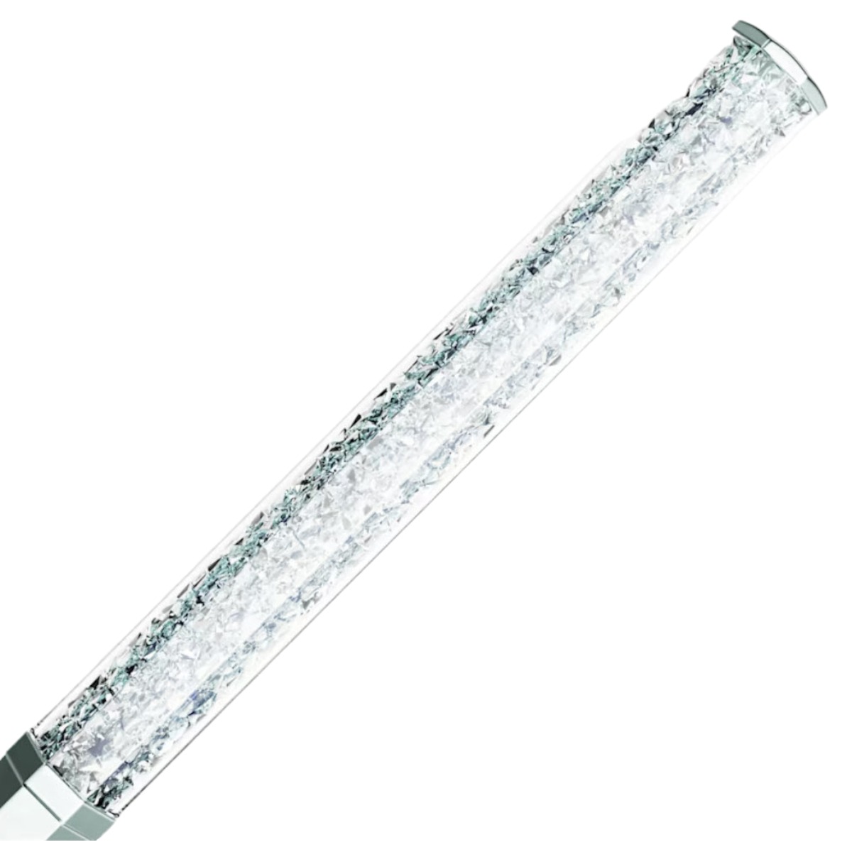 Swarovski Crystalline Octagon Shape Ballpoint Pen, Blue and Light Blue Lacquered