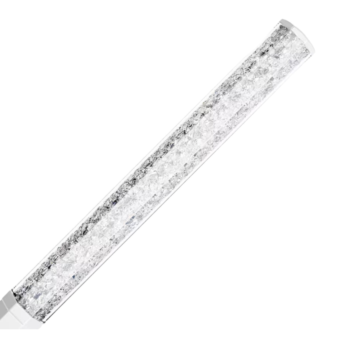 Swarovski Crystalline Octagon Shape Ballpoint Pen, White and White Lacquered