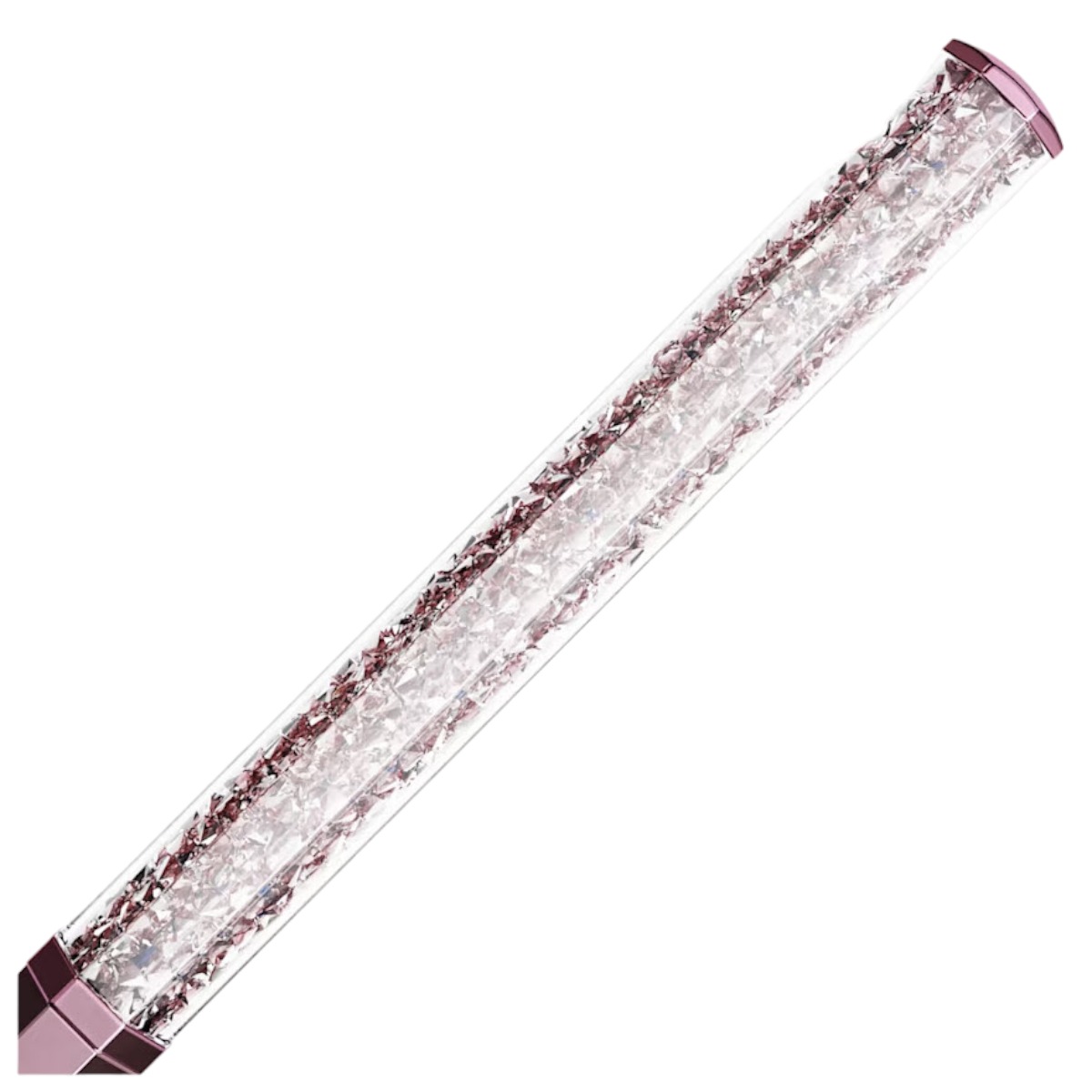Swarovski Crystalline Octagon Shape Ballpoint Pen, Pink and Pink Lacquered