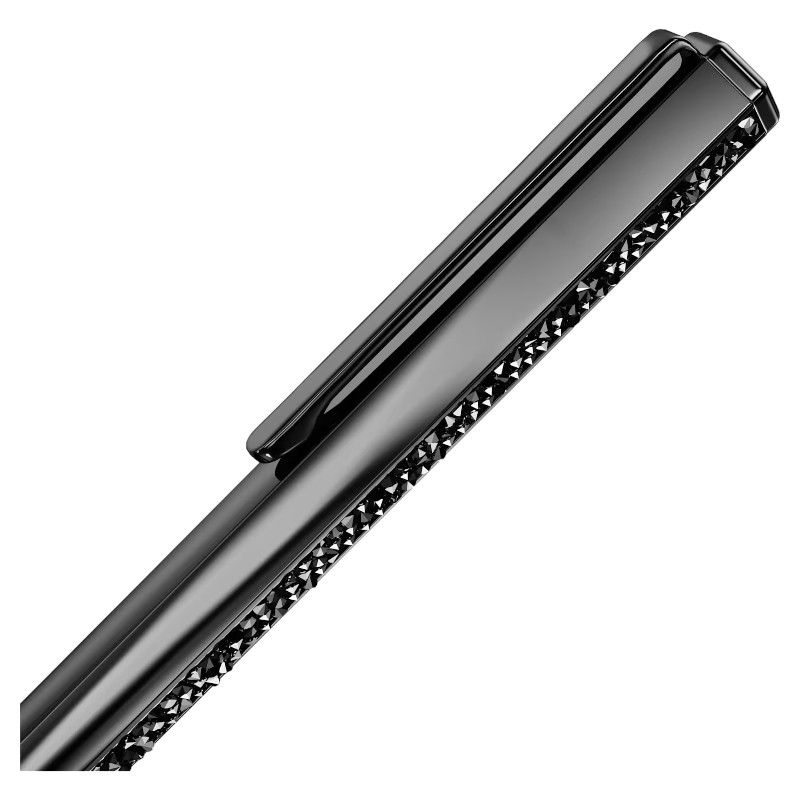 Swarovski Crystal Shimmer Ballpoint Pen, Black and Black Lacquered
