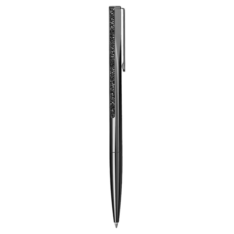 Swarovski Crystal Shimmer Ballpoint Pen, Black and Black Lacquered