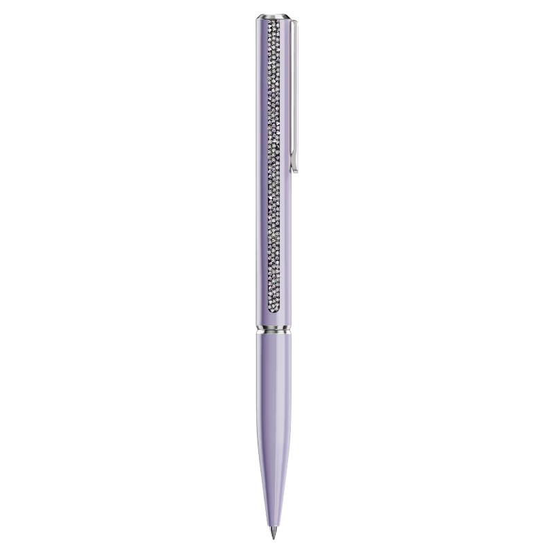 Swarovski Crystal Shimmer Glide Ballpoint Pen, Purple and Chrome Plated