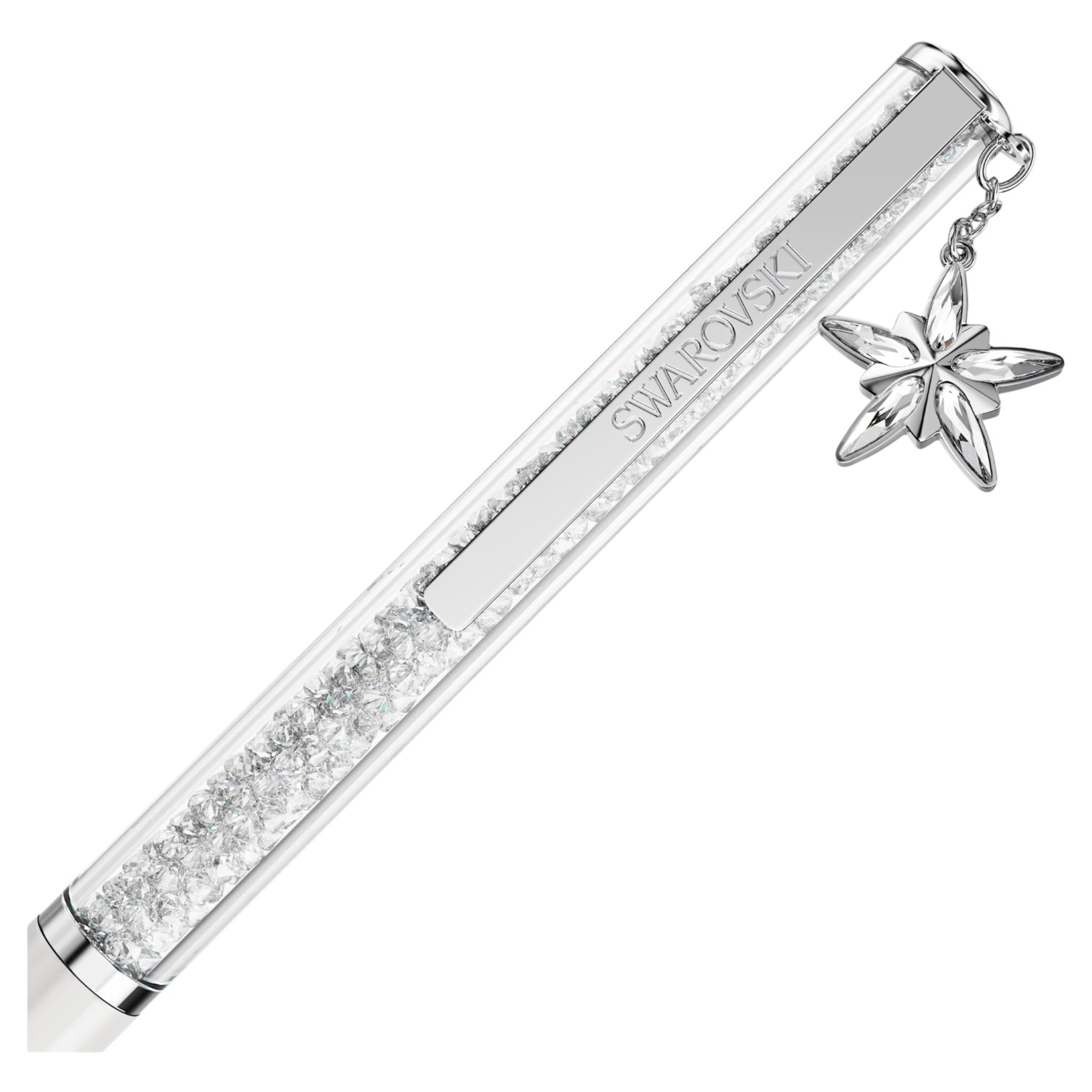 Swarovski 2026 Annual Edition Crystalline Ballpoint Pen, White Lacquered and Chrome Plated