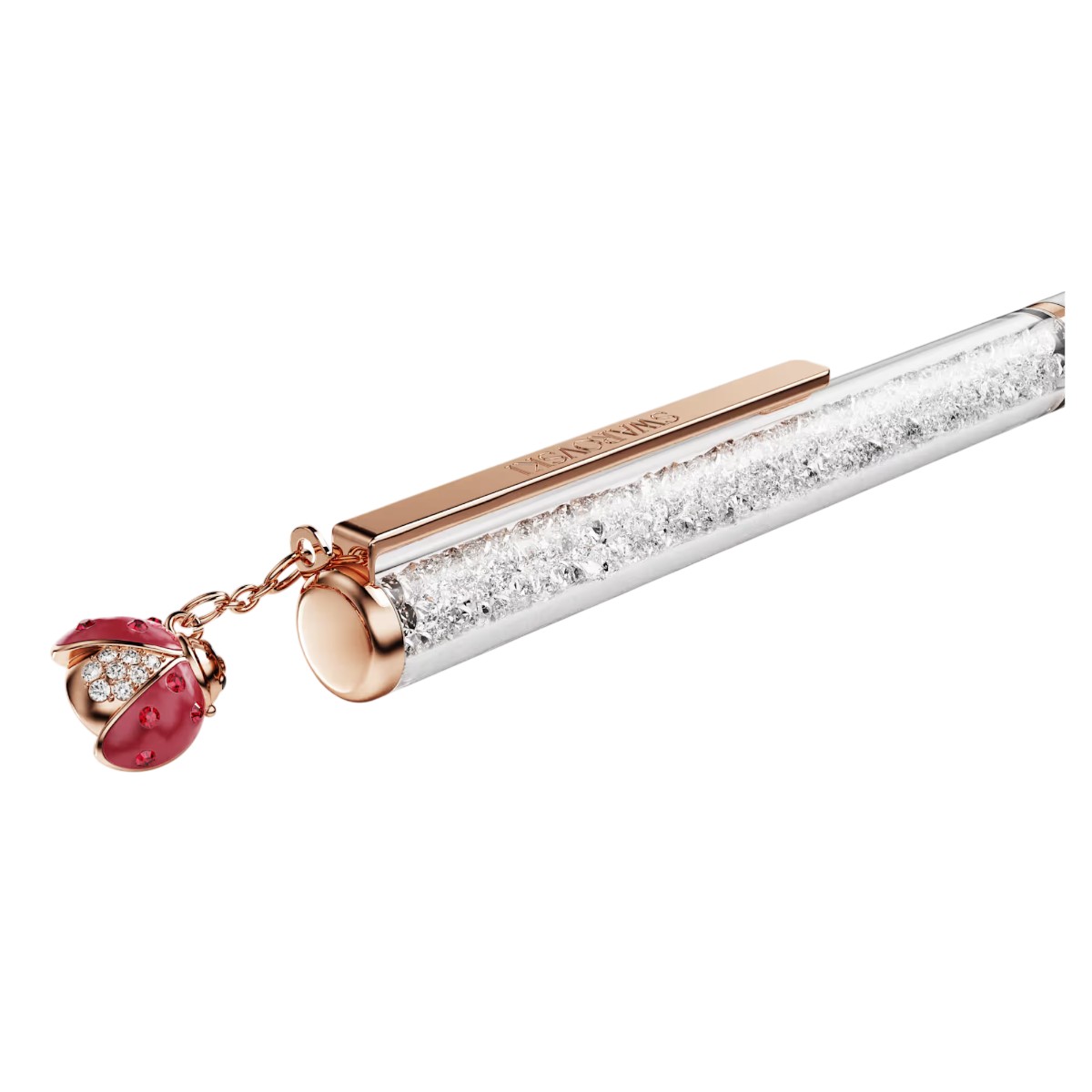 Swarovski Ladybug Crystalline Ballpoint Pen, Red Lacquered and Rose Gold Tone Plated