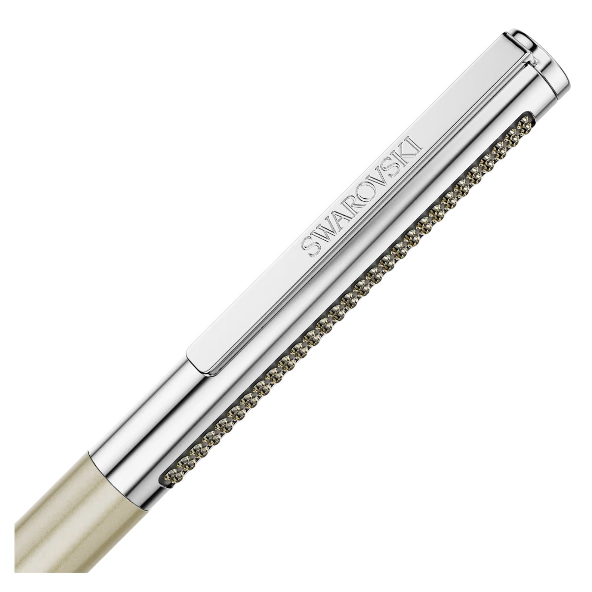 Swarovski Matrix Tennis Ballpoint Pen, Brown and Gold Tone Plated
