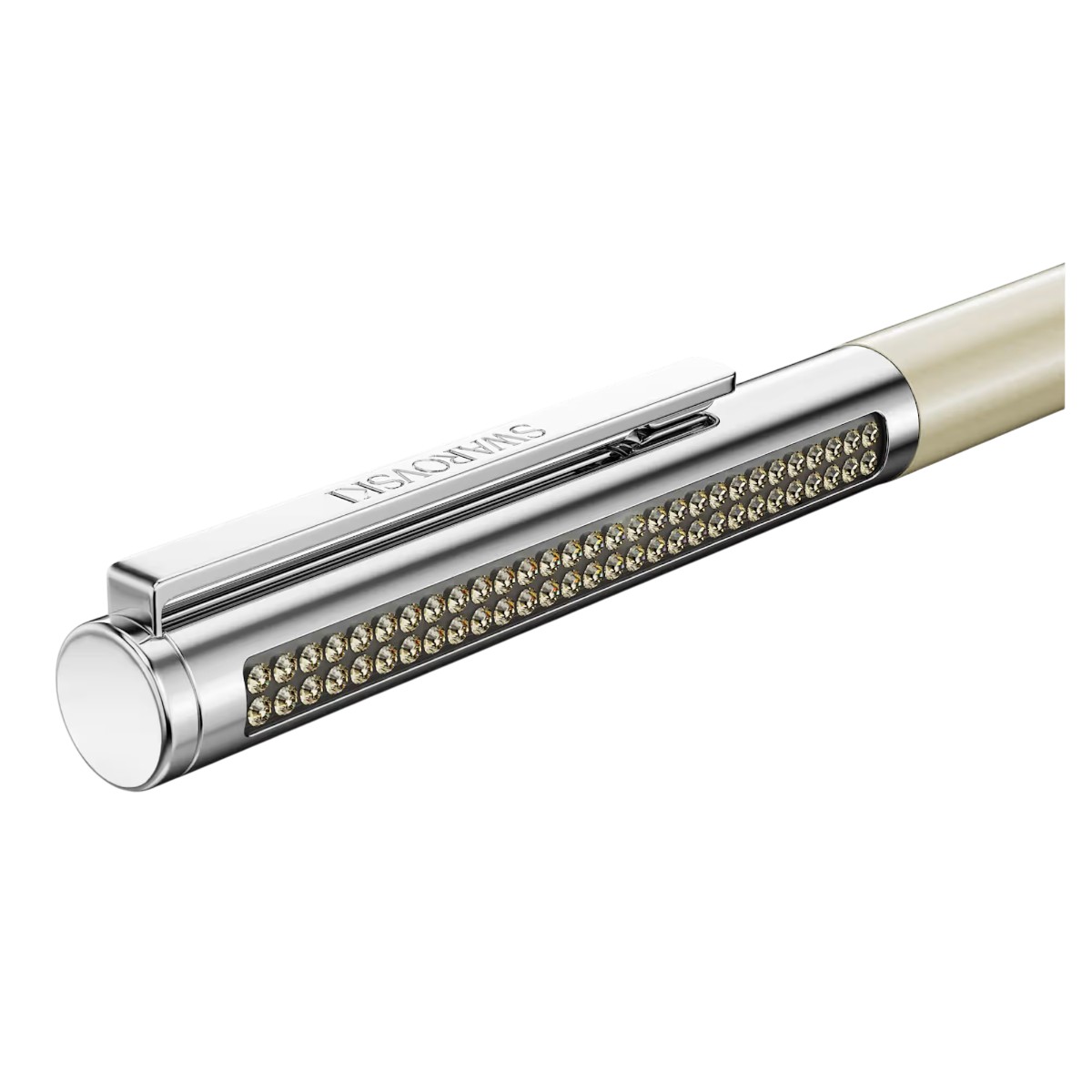 Swarovski Matrix Tennis Ballpoint Pen, Brown and Gold Tone Plated