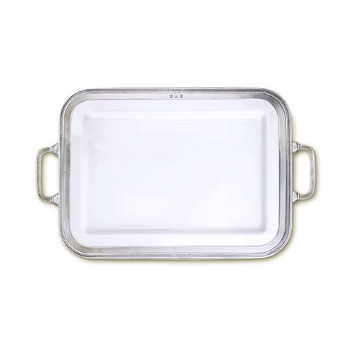 Match Luisa Rectangle Platter with handles, Large