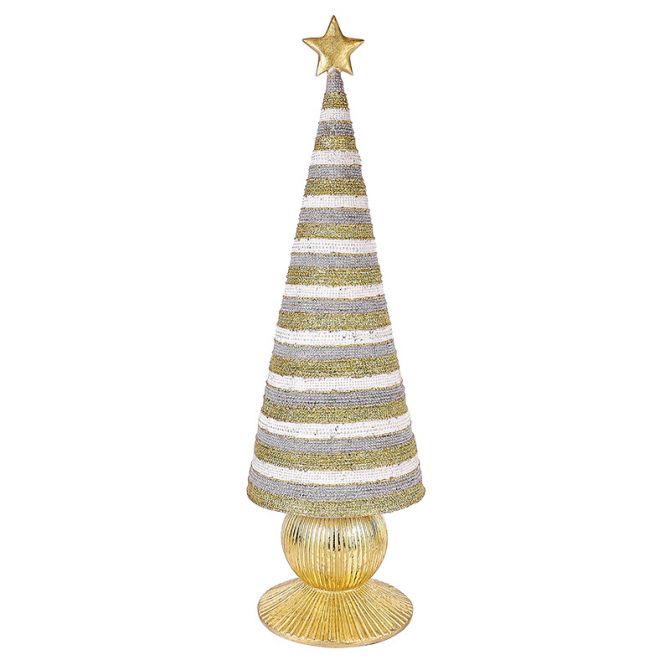 Dekorasyon Horizontal Bonbon Tree with Star, Large