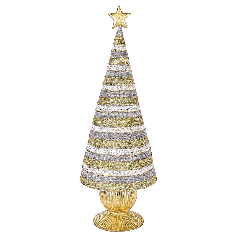 Dekorasyon Horizontal Bonbon Tree with Star, Medium
