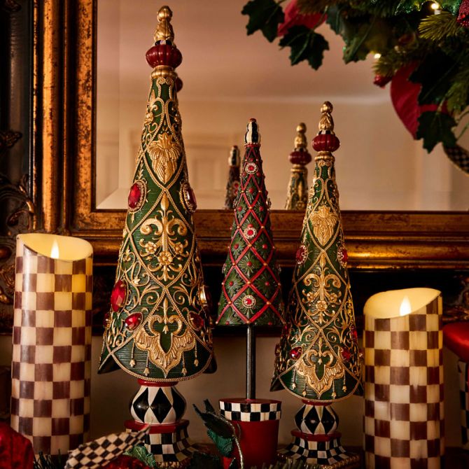 MacKenzie-Childs Christmas Magic Jeweled Tree, Small | 35509