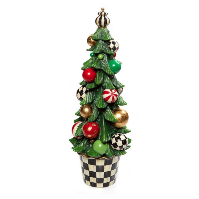 MACKENZIE CHILDS マッケンジーチャイルズ　クリスマスツリー MacKenzie-Childs Jolly Holiday Illuminated Tree | 35509-0449