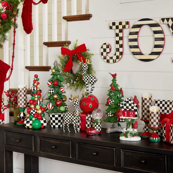 MacKenzie-Childs Jolly Holiday Illuminated Tree | 35509-0449