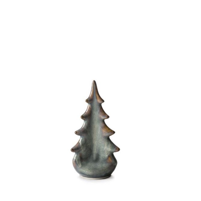 Simon Pearce Pottery 6" Evergreen, Moss Glen