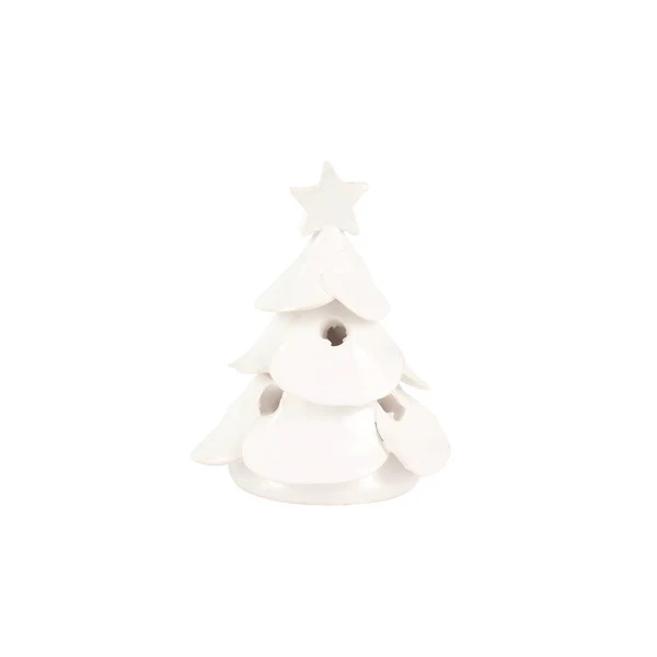 Vietri Foresta White Mini Scalloped Tree