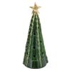 Vietri Foresta Green Large Tree with Ribbon and Gold Star