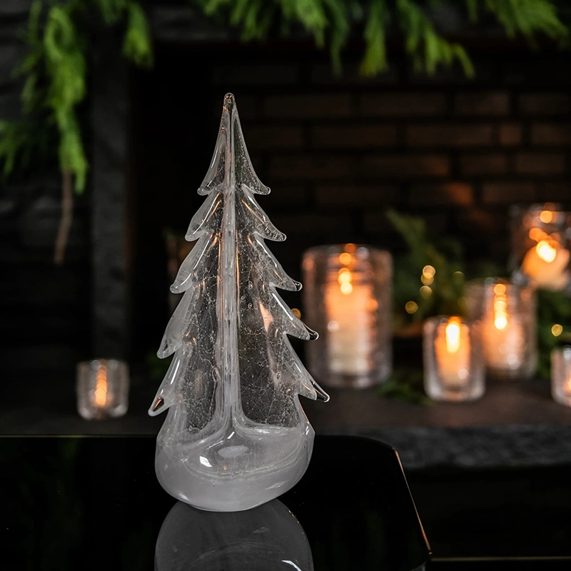 Simon Pearce Vela Bubble Evergreen, 12