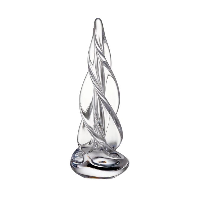 Simon Pearce Spiral Four Sided Evergreen Tree, 16"