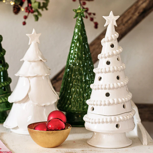 Vietri Foresta Large Garland Tree, White