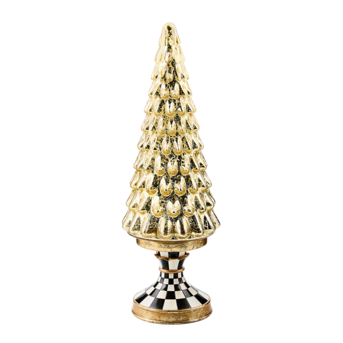 MacKenzie-Childs Courtly Noel Illuminated Glass Tree, Short