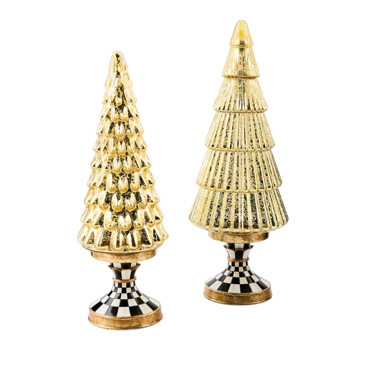 MacKenzie-Childs Courtly Noel Illuminated Glass Tree, Tall