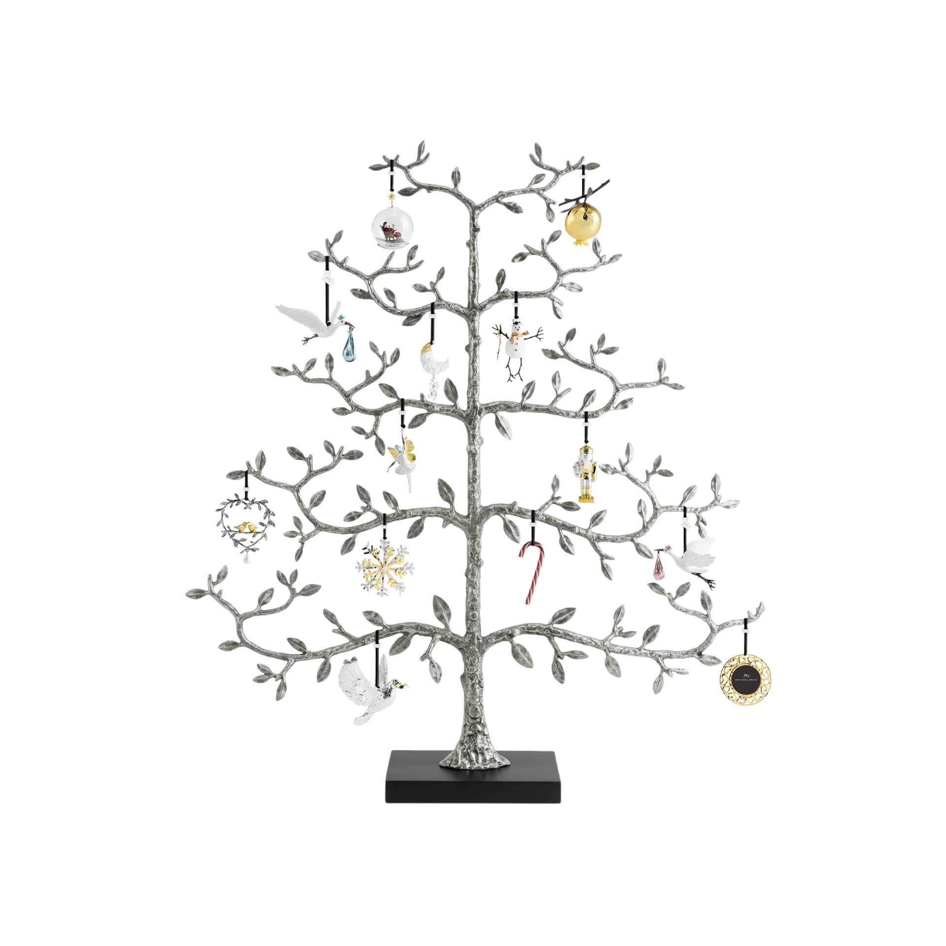 Michael Aram Small Espalier Christmas Ornament Tree, Silver