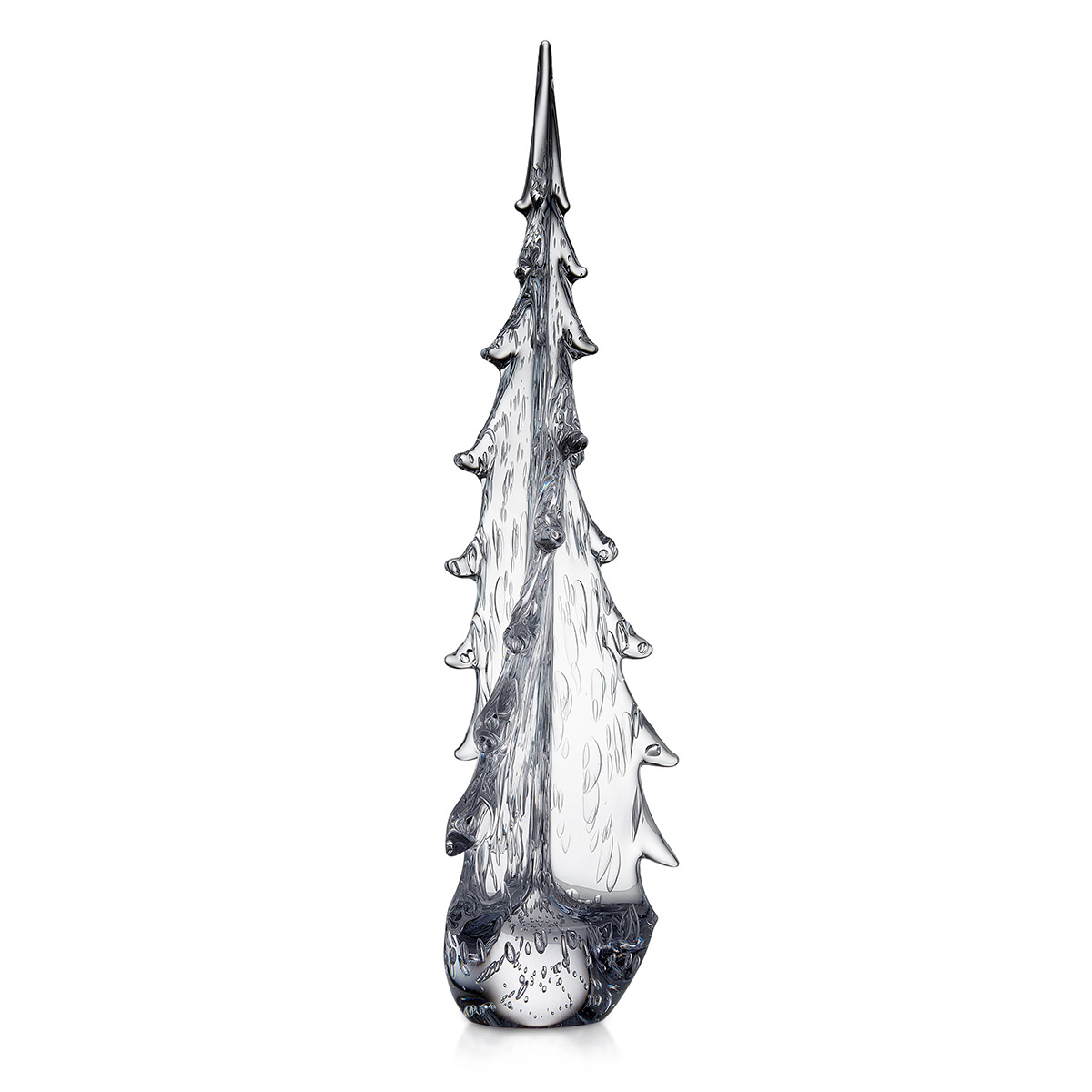 Simon Pearce Bubble Twist Evergreen Tree Signed By Simon, 26
