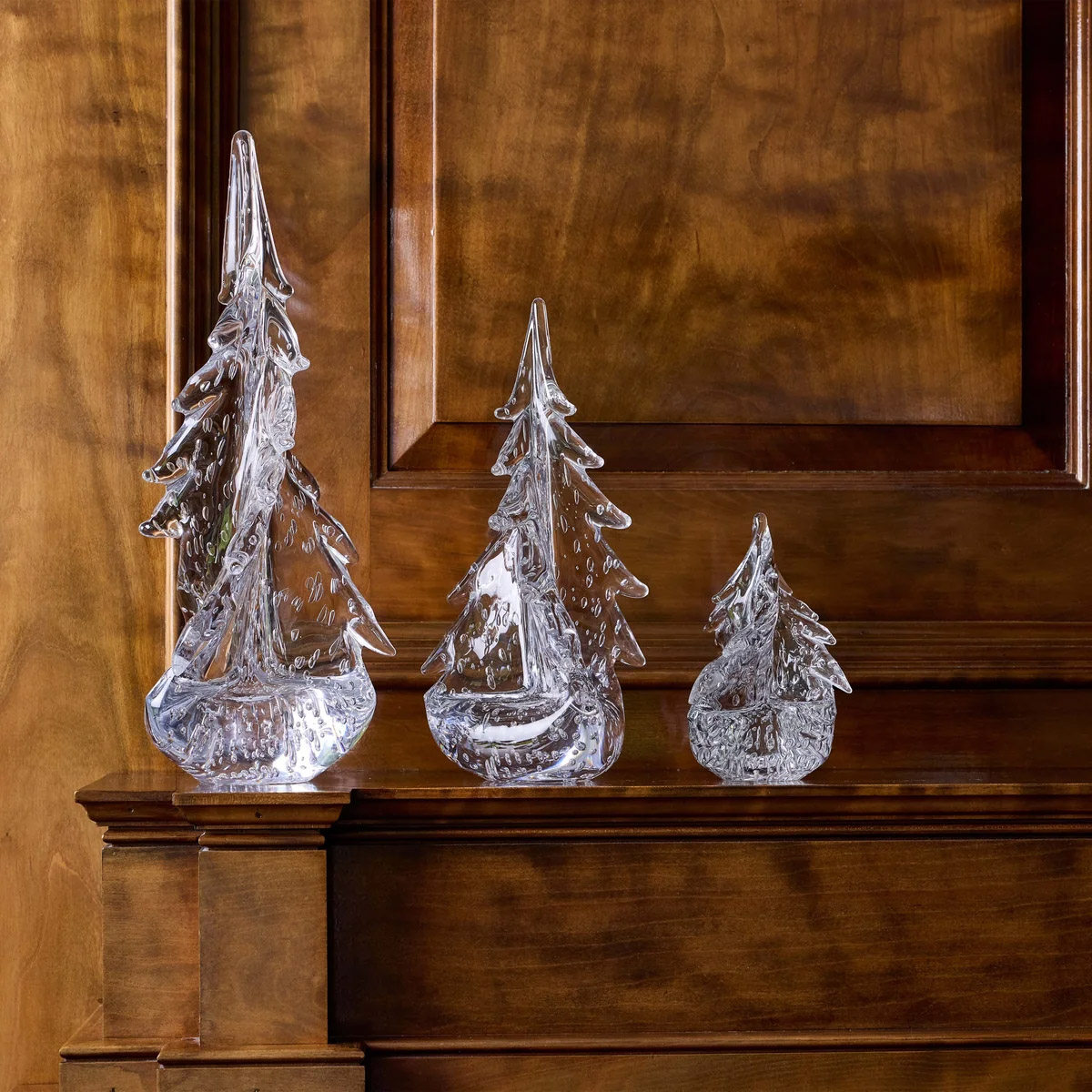 Simon Pearce Bubble Twist Evergreen Tree, 14