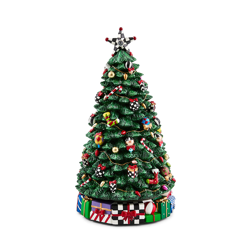 MacKenzie-Childs Christmas Carol Rotating Musical Tree