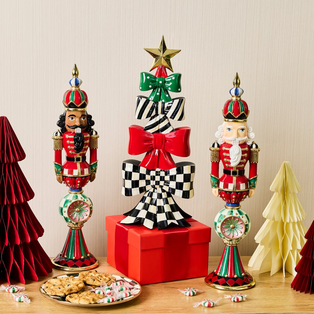 MacKenzie-Childs Holiday Stacked Bow Tree