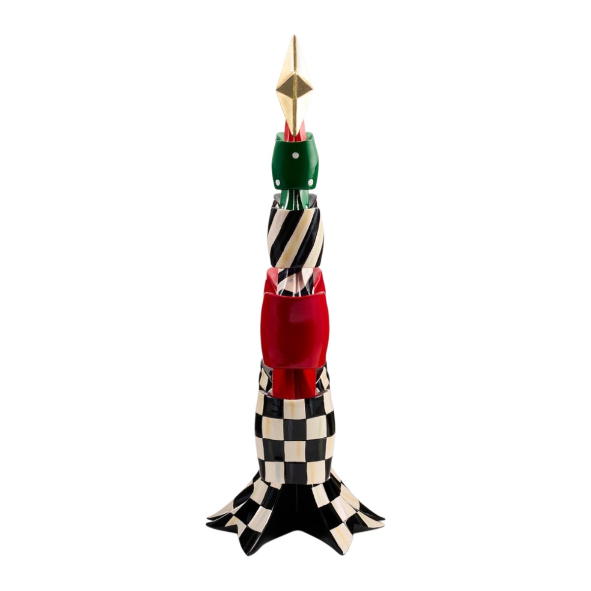 MacKenzie-Childs Holiday Stacked Bow Tree