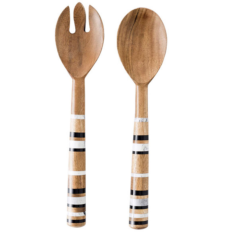 Juliska Stonewood Stripe Salad Server Set MS30X/390 Borsheims