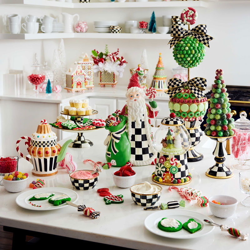 MacKenzie-Childs Holiday Jubilee Spreaders, Set of 4