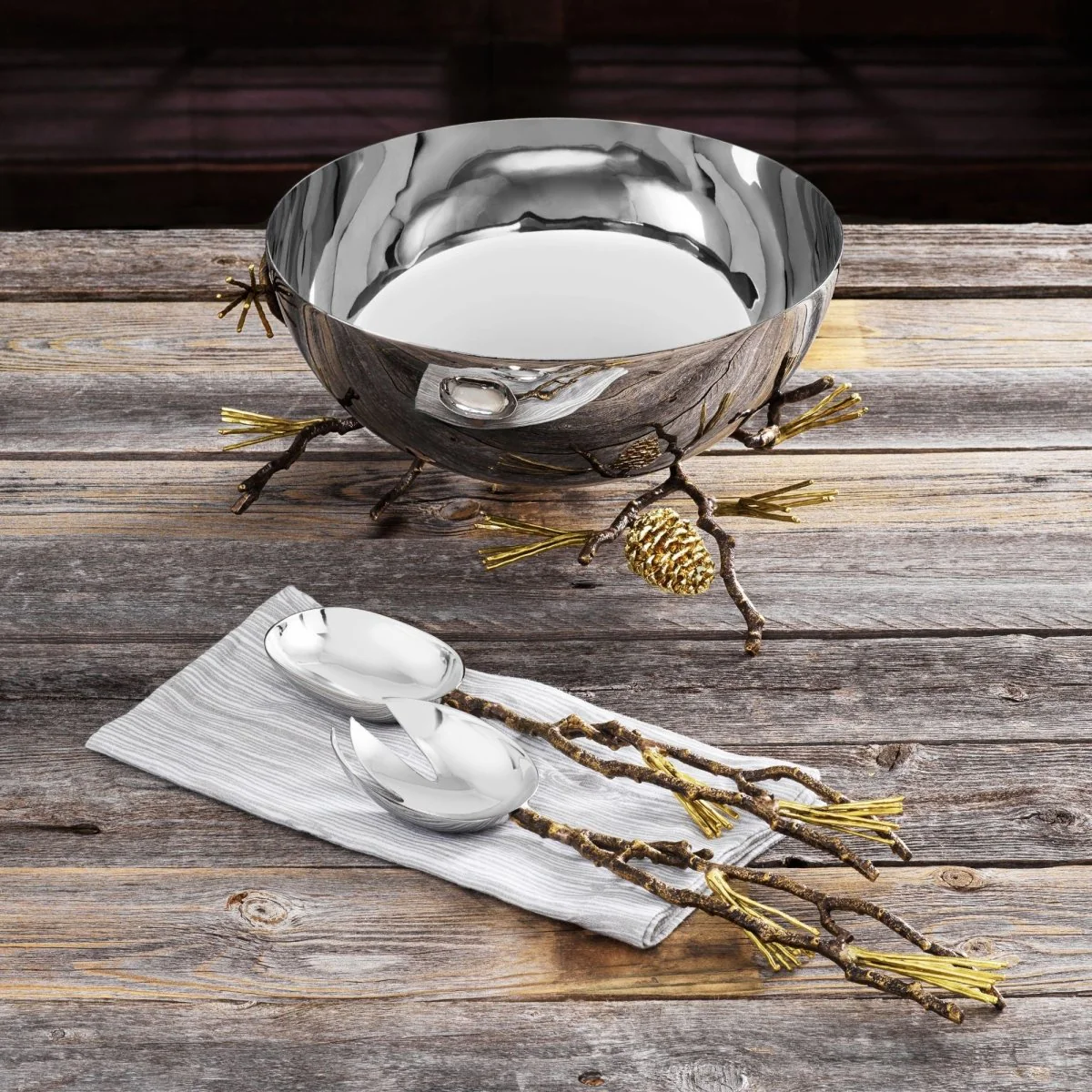 Michael Aram Pine Cone Serving Set