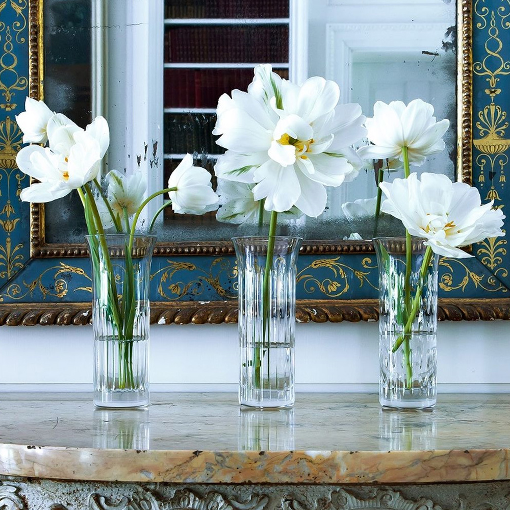Baccarat Flora Bud Biseau Vase