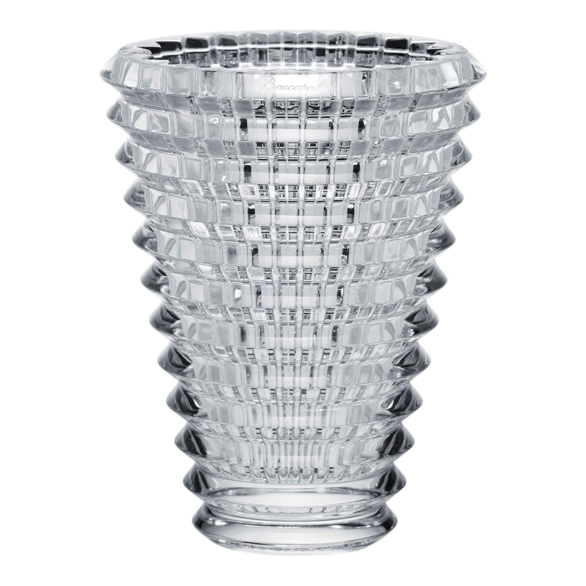 Baccarat Eye Oval Small Vase, Clear