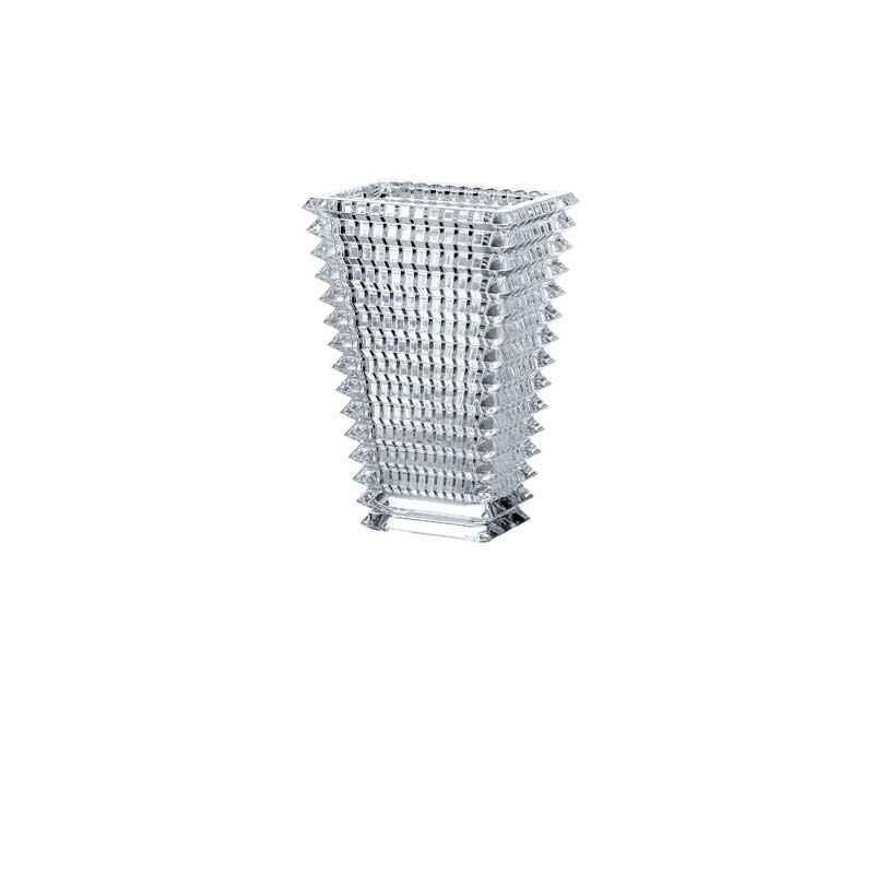 Baccarat Rectangular Eye Vase, Clear, Small