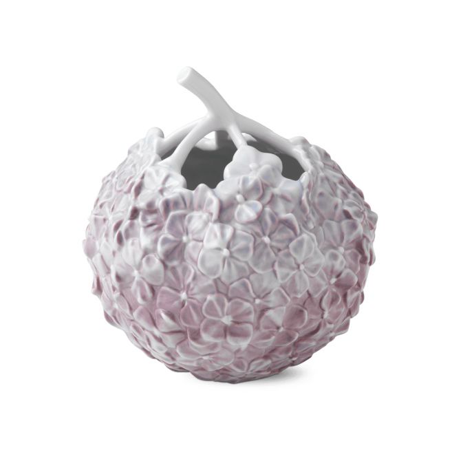 Royal Copenhagen Hydrangea Vase, Lilac