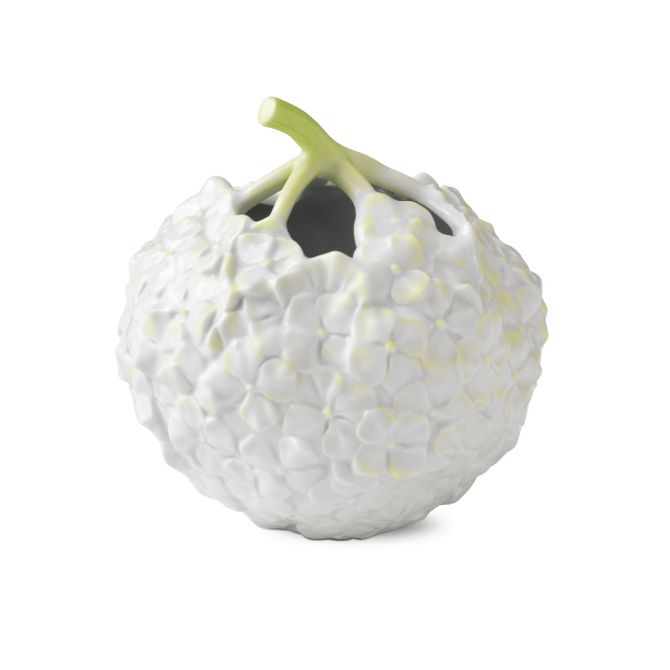 Royal Copenhagen Hydrangea Vase, White
