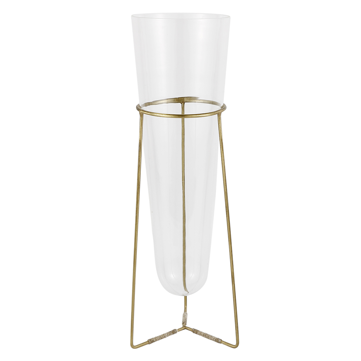 Brass Ring Vase, Large Borsheims