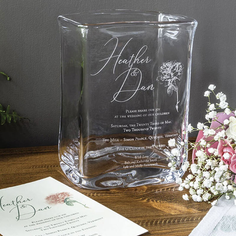 Simon Pearce Engravable Weston Vase, Large